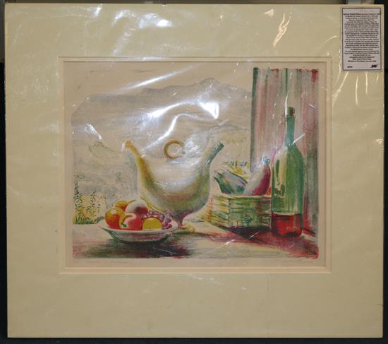 Russell Sidney Reeve (1895-1970) Window in Provence 12.5 x 16in., unframed